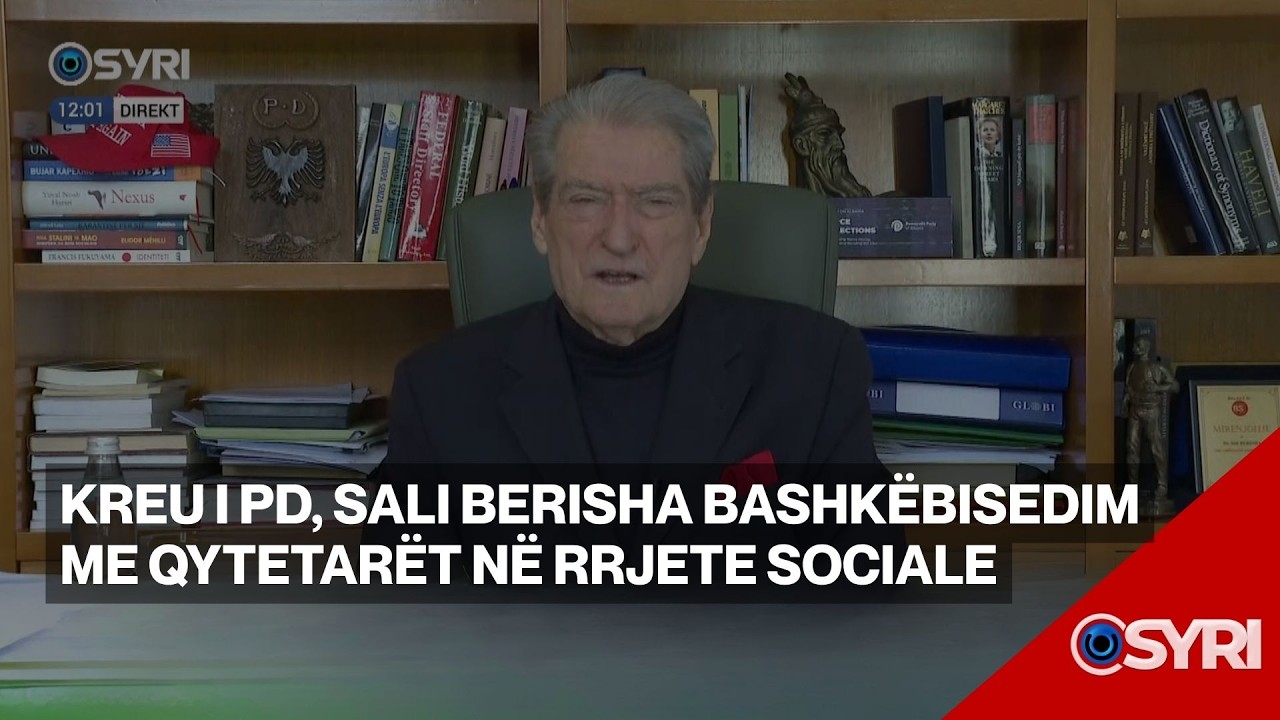 Kreu i PD, Sali Berisha bashk&euml;bisedim me qytetar&euml;t n&euml; rrjete sociale