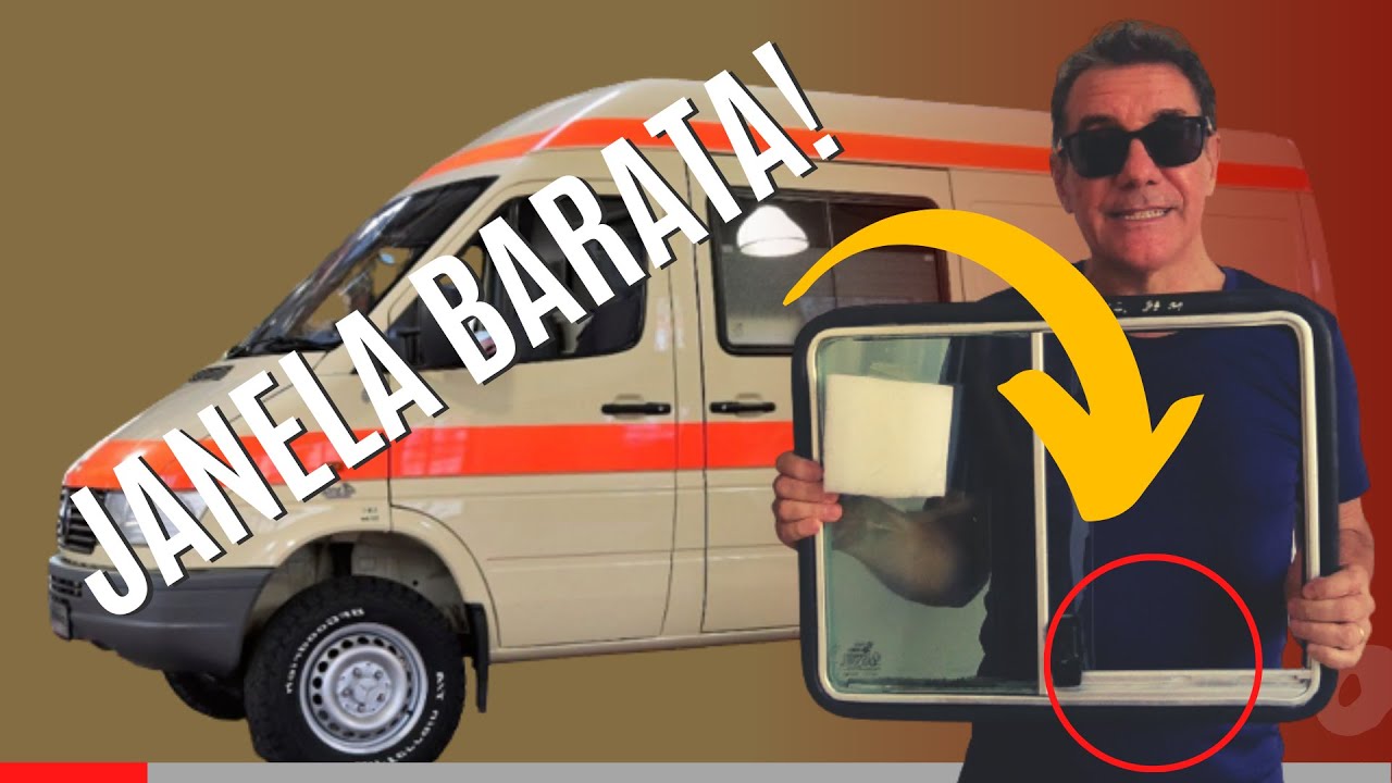 🚨Como fazer janela para motorhome - ✅janela basculante kombi clipper motorhome