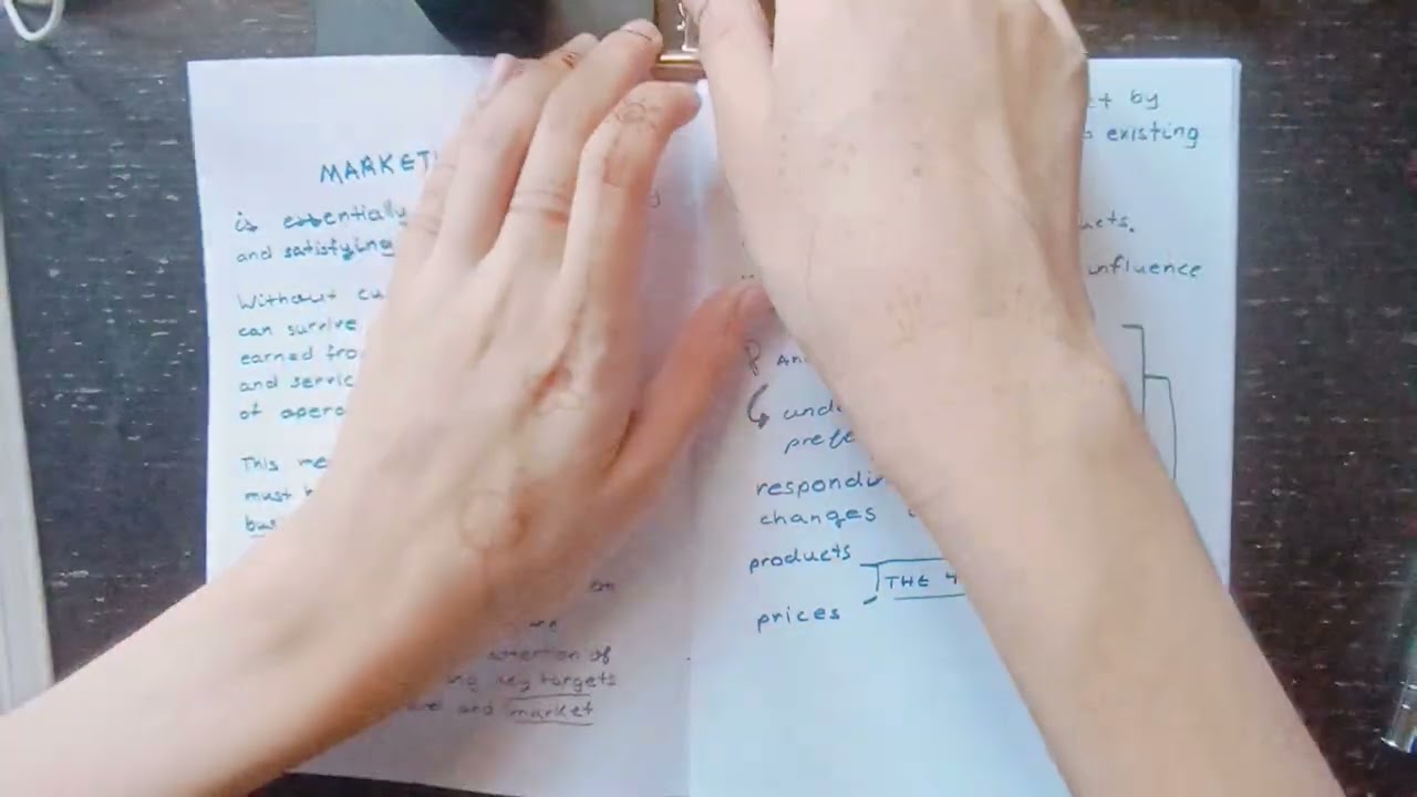 Study with me | 20mins | pen to paper asmr