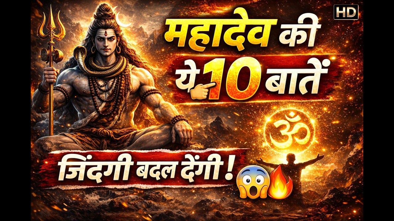 अगर जीवन में आगे बढ़ना है तो सुनो महादेव की ये 10 बातें