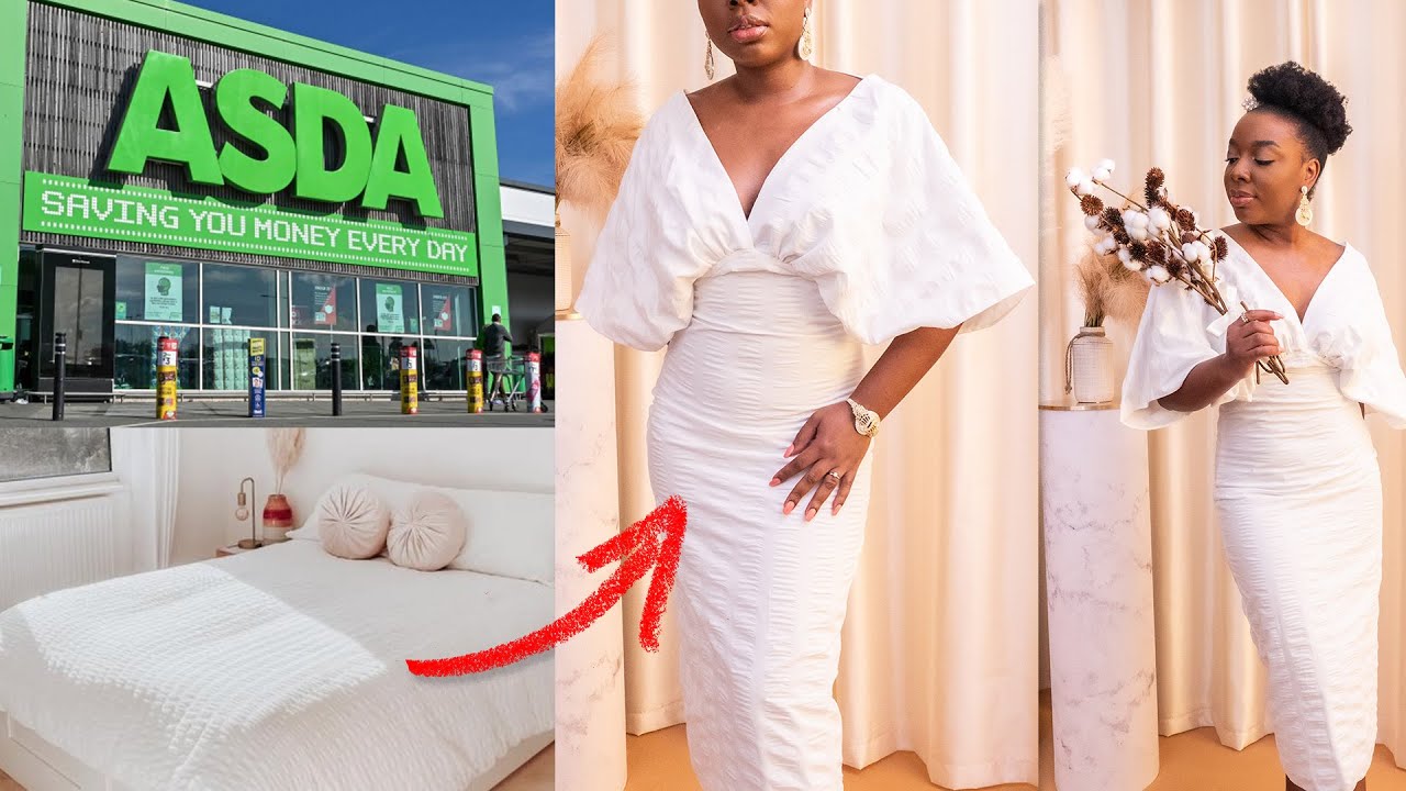 DIY Modern Bridal Inspired Dress With Supplies from ASDA