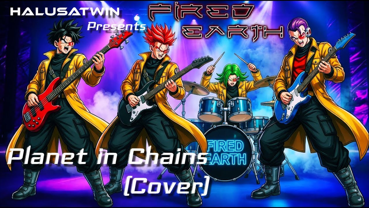 HALUSATWIN Presents FIRED EARTH - Planet in Chains (Cover)