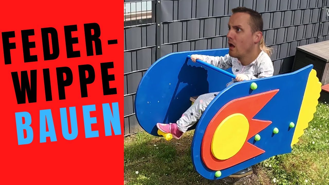 Federwippe selber bauen! Rakete!