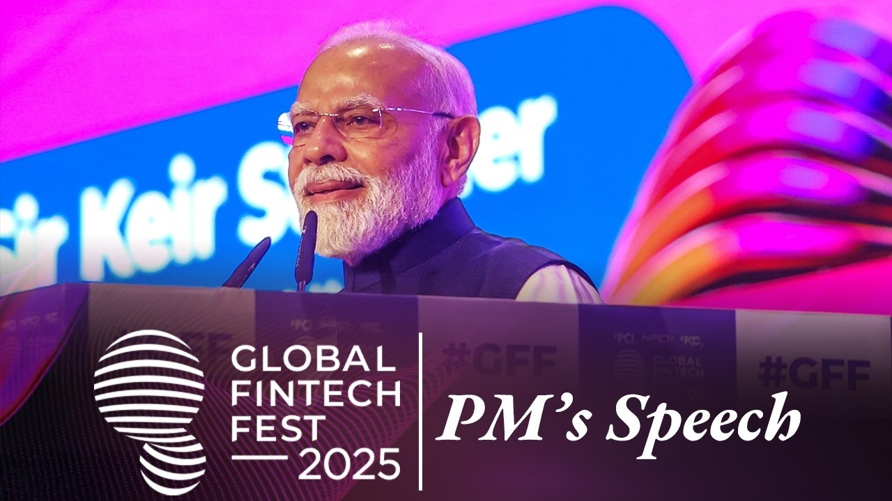 PM Modi’s address in the 6th edition of the Global Fintech Fest in Mumbai