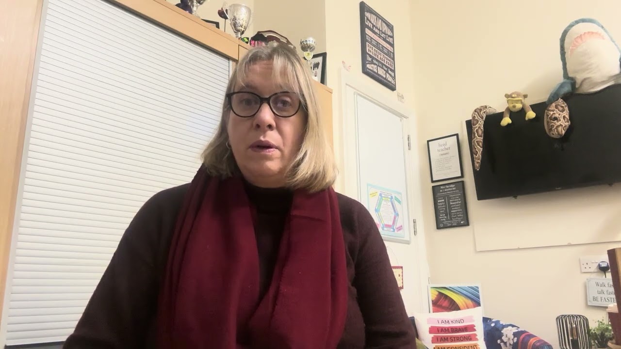 A message from Mrs Savidge