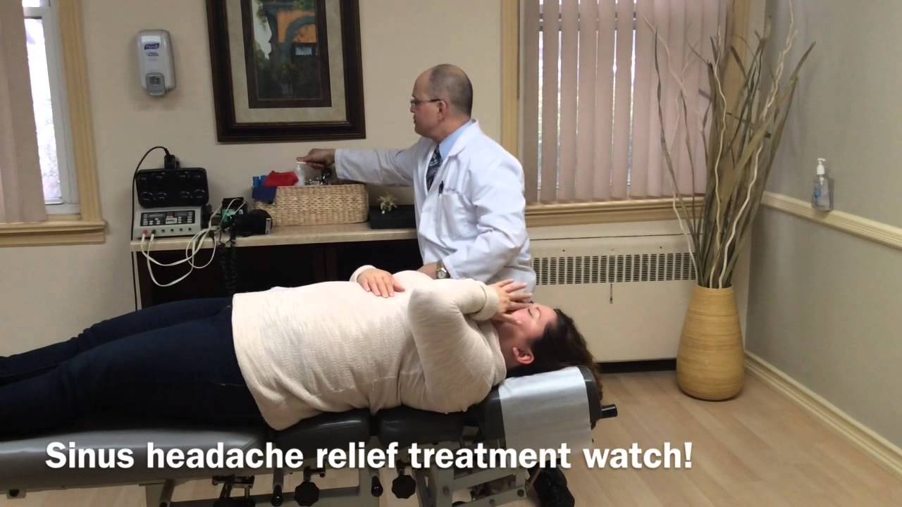 West New York Chiropractor Helps Patient With Sinus Pain and Neck Pain