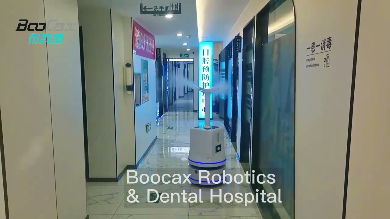 180C Atomizing Disinfection Robot disinfect the dental hospital