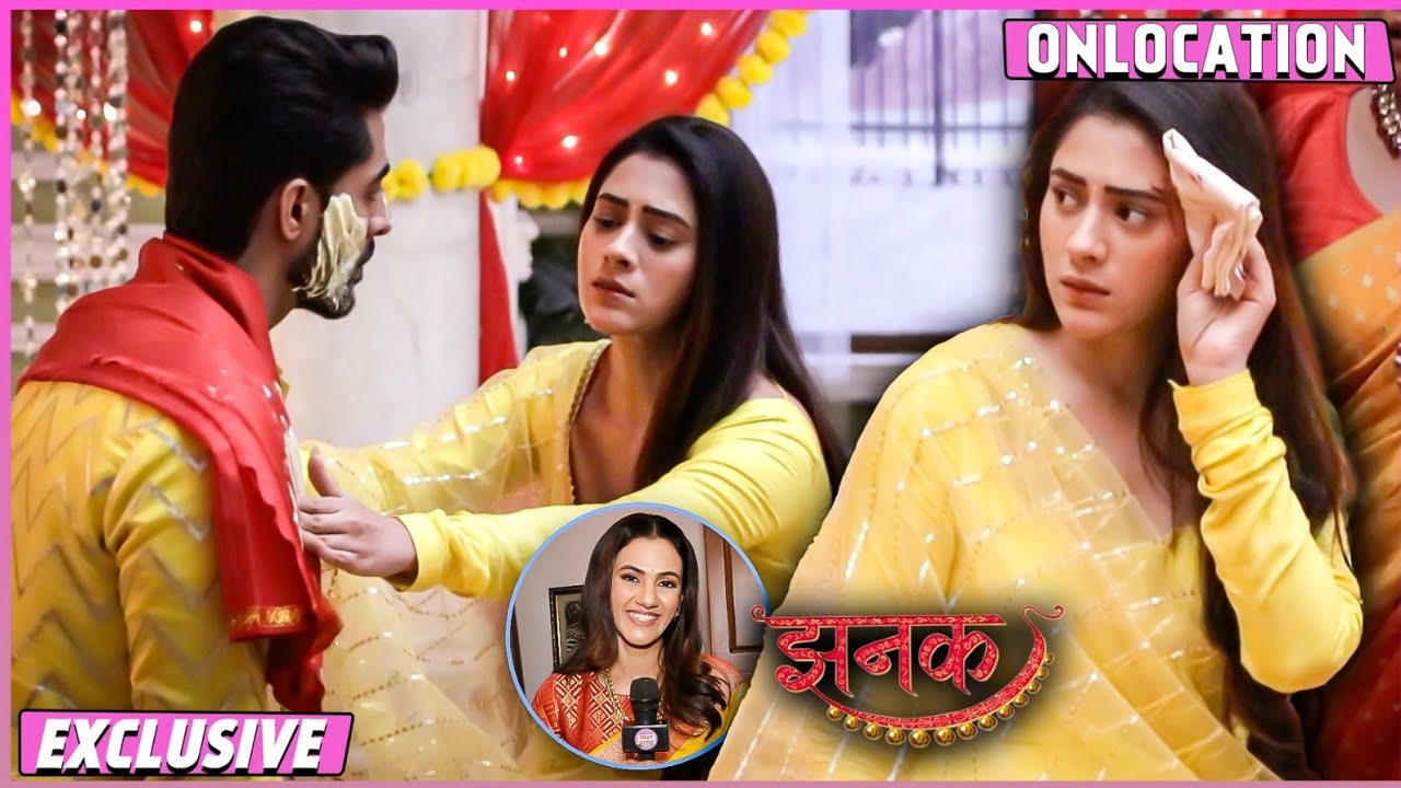 Jhanak ON SET: Ani Arshi Ki Haldi Mein Jhanak Hui GHAYAL, Ani Jhanak CUTE Moments? #jhanak