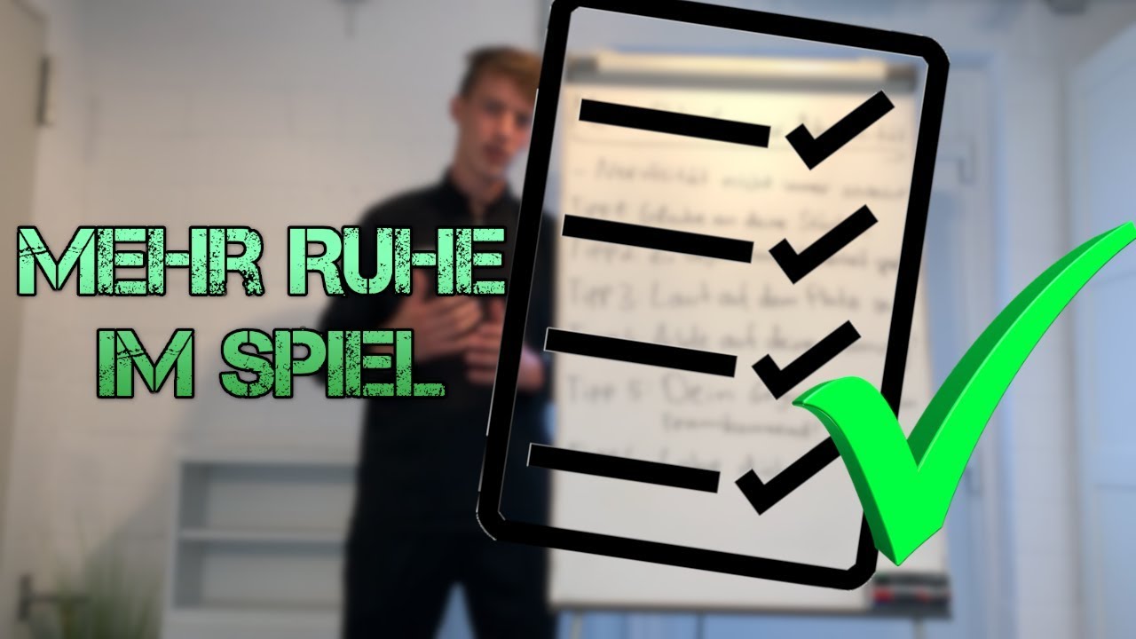 So bekommst DU mehr Ruhe in dein Spiel ! | 6 hilfreiche Tipps