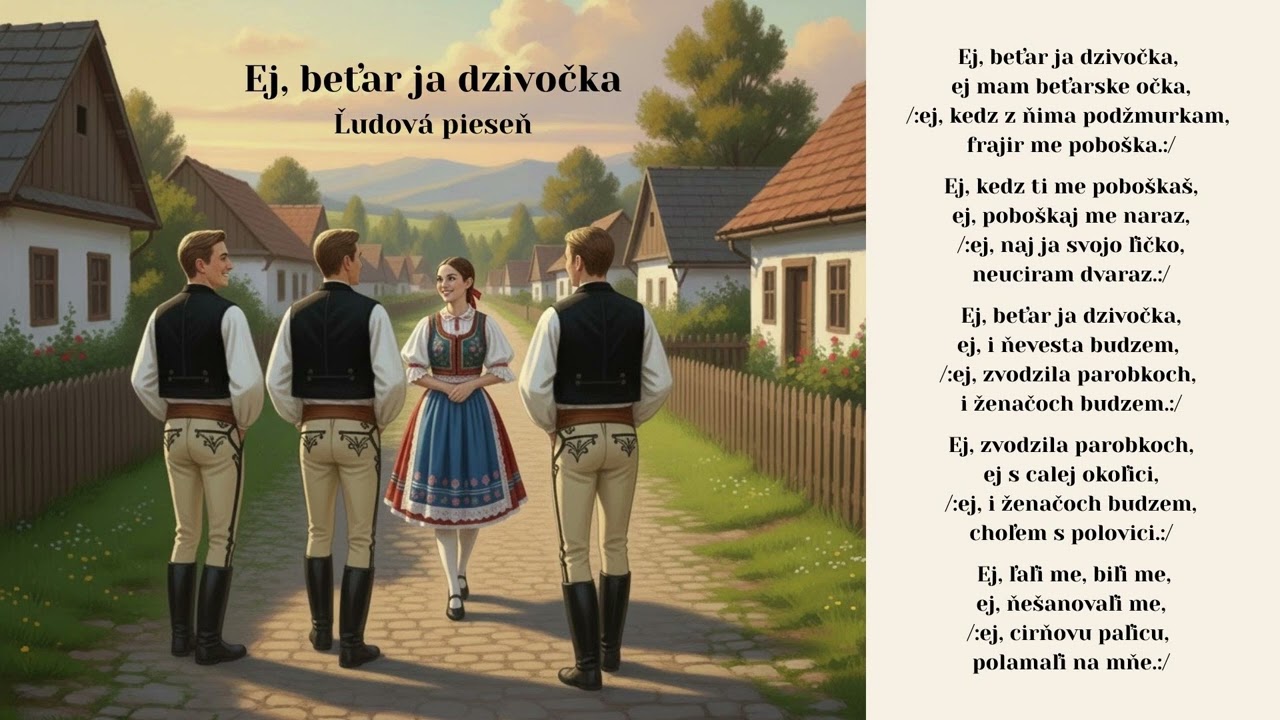ČURBES, Ej, beťar ja dzivočka, ľudová, Videorohaľ