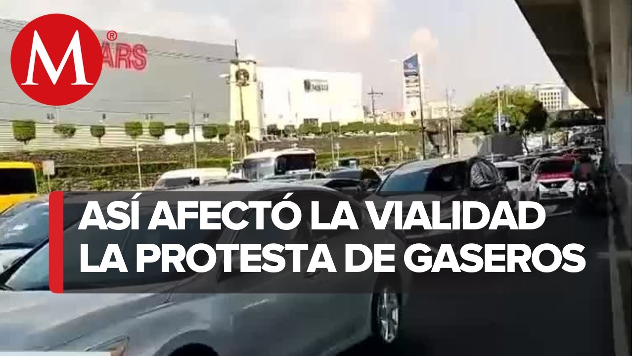Caos vial por bloqueo de gaseros en CdMx