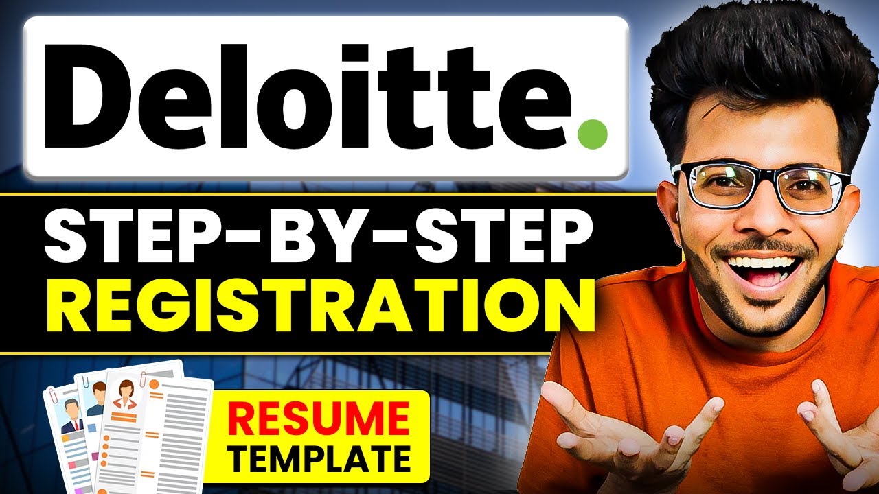Deloitte Step By Step Registration 2025 | Deloitte NLA Resume Format| Deloitte NLA Mass Hiring ✅