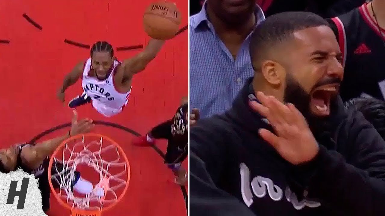 Drake BEST Reactions Moments from 2019 NBA Eastern Conference Finals!