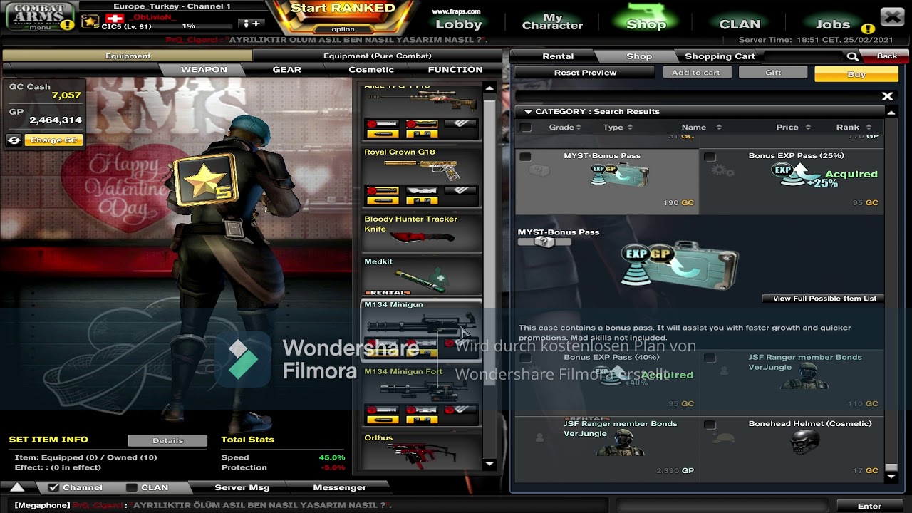 ObLivioN Combat Arms Classic 90k gc Spending