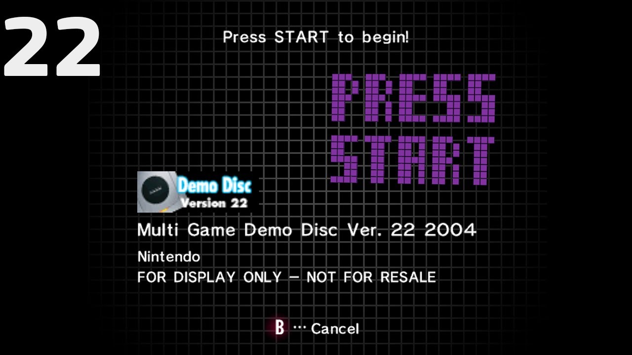 GameCube Trailers - Interactive Multi Game Demo Disc 22 - 2004