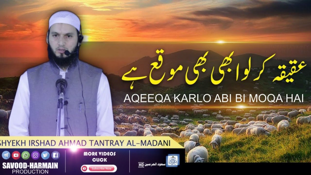 Aqeeqa karlo abi bi moaka hai | 26 June 2020 | Irshad Ah Tantray Almadni | Savood Harmain production