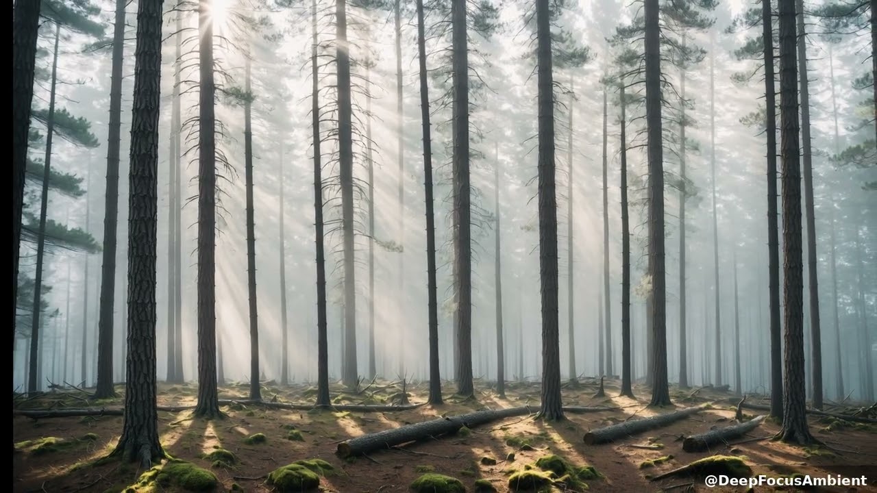 Misty Pine Forest Retreat: Unlock Deep Focus & Calm 🌲✨