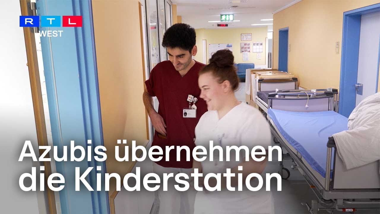 Azubis übernehmen das Zepter in Uniklinik Köln – Pilotprojekt in Kinderklinik | RTL WEST