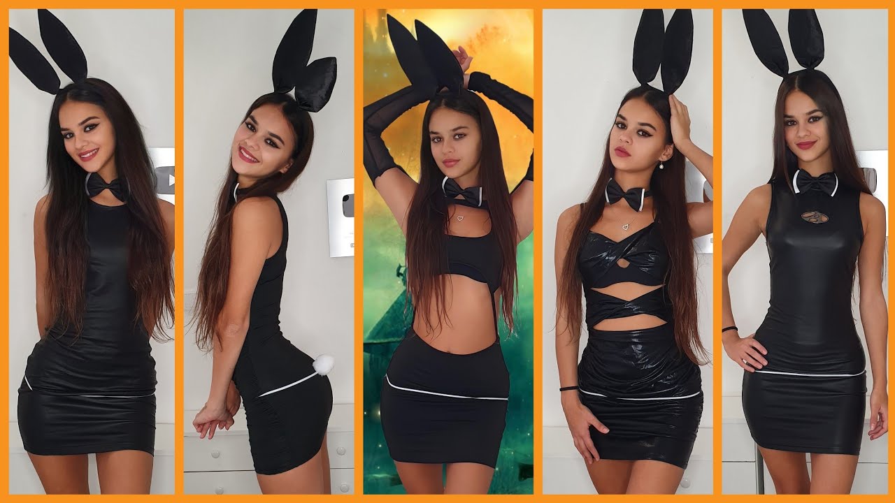 HAUL: ¡5 LOOKS para HALLOWEEN! | DISFRAZ de CONEJITA PLAYBOY | ALESSANDRA NADIA |