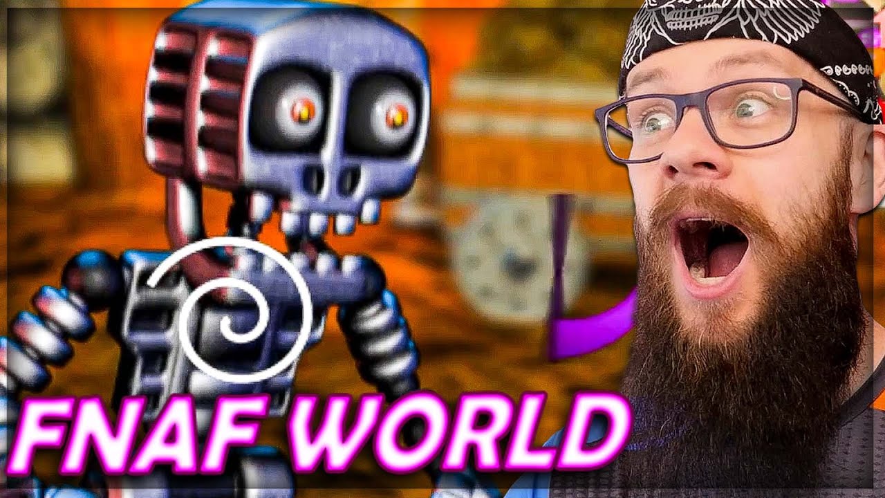 Pokonałem *WKURZONY ENDOSZKIELET* w FNAF World 8