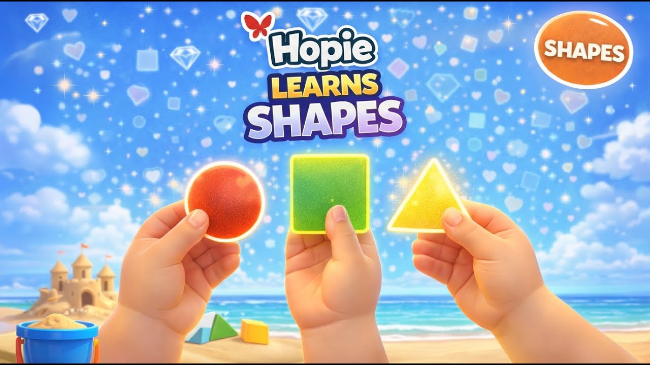 Learn Shapes with Hopie 🌈 | Fun Shape Learning for Kids & Toddlers