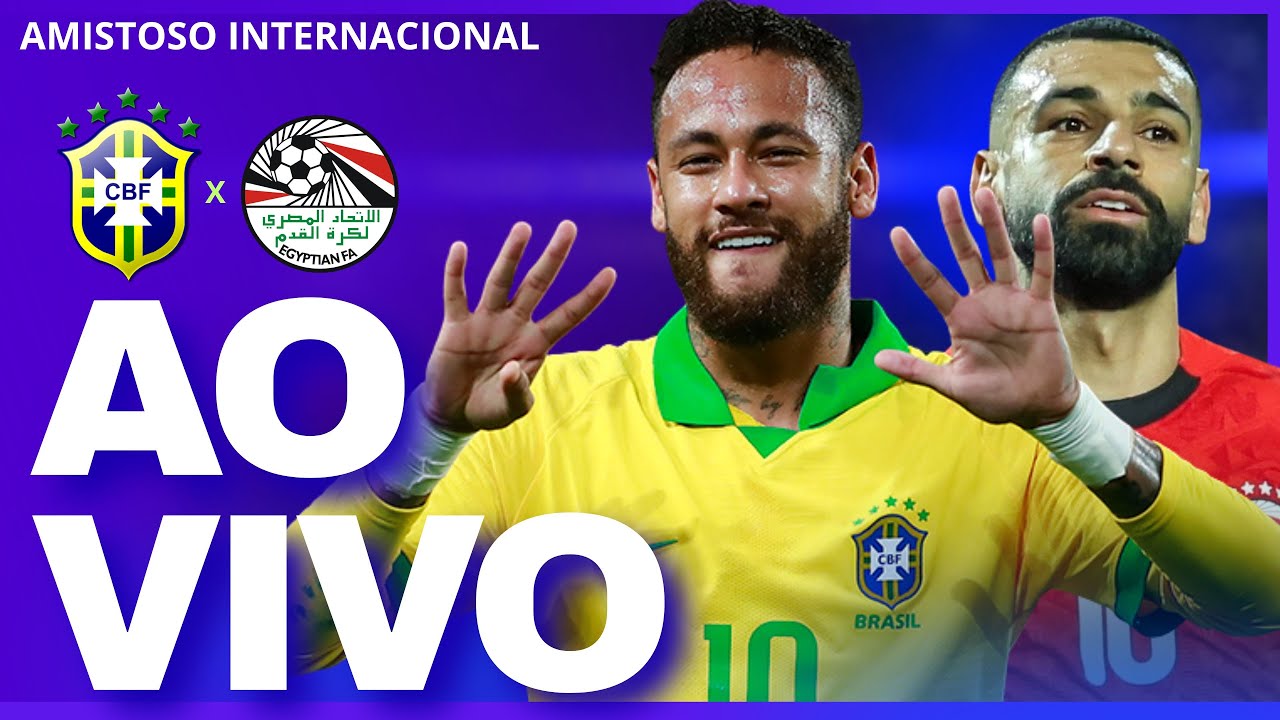 🔴 BRASIL X EGITO AO VIVO AGORA | AMISTOSO INTERNACIONAL 2026 | PREPARA&Ccedil;&Atilde;O PARA A COPA DO MUNDO