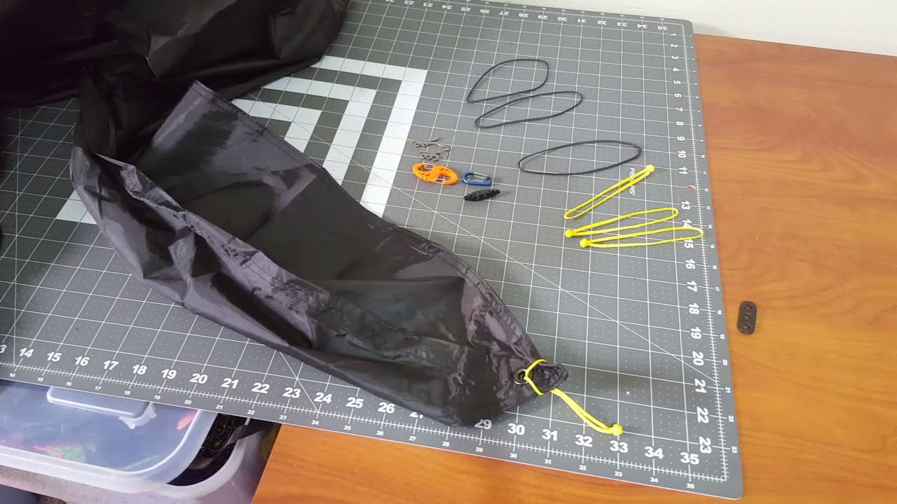 hammock rain fly tie outs ultra light no hardware #softlink #myerstechhammocklab