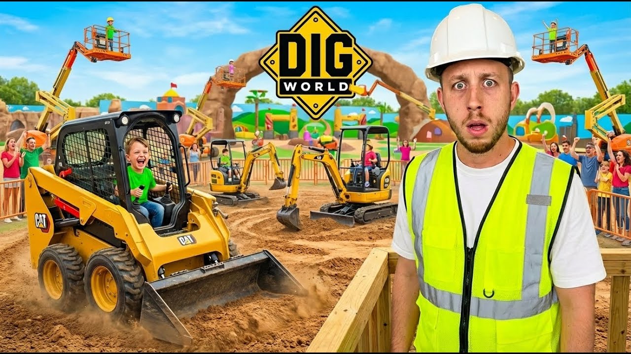 This Theme Park Lets Kids Drive Heavy Machinery