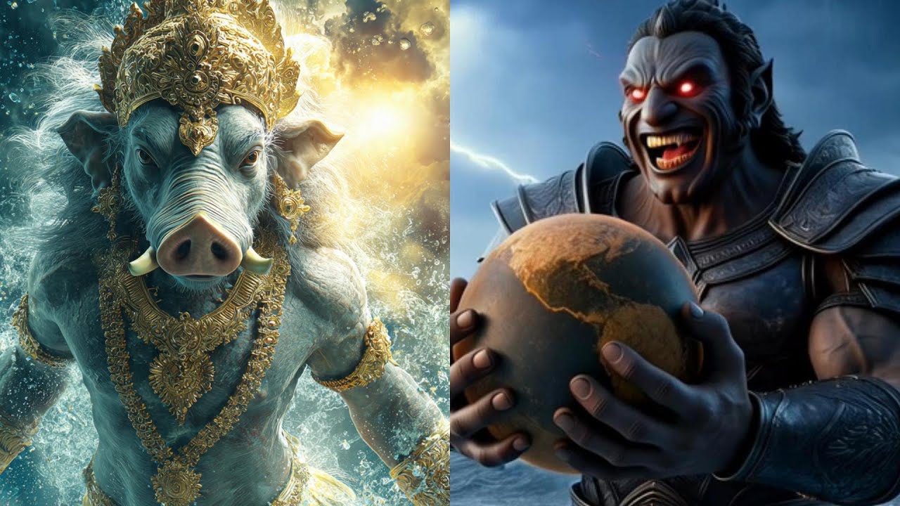 Why Vishnu Took Varaha Avatar? The Untold Story of Earth’s Rescue |वराह अवतार |धरती की रक्षा की  कथा