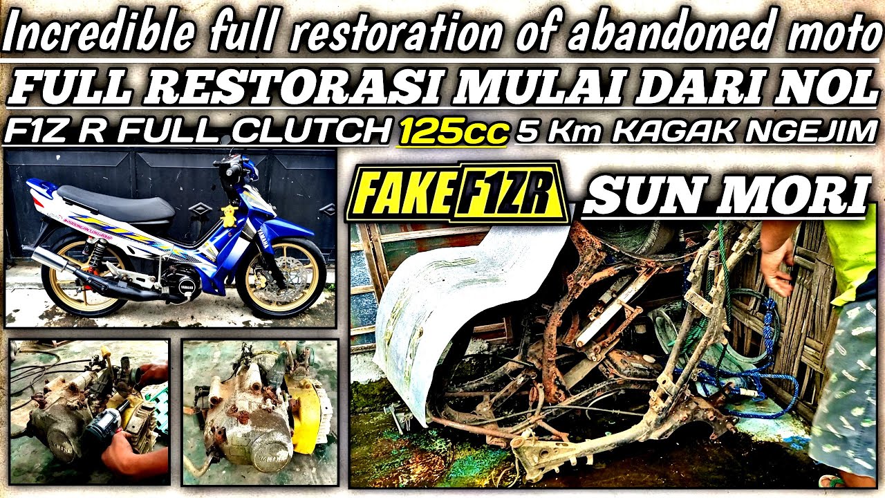 Incredible full restoration of abandoned moto || restoration time laps motor 2 stroke Yamaha FIZ R