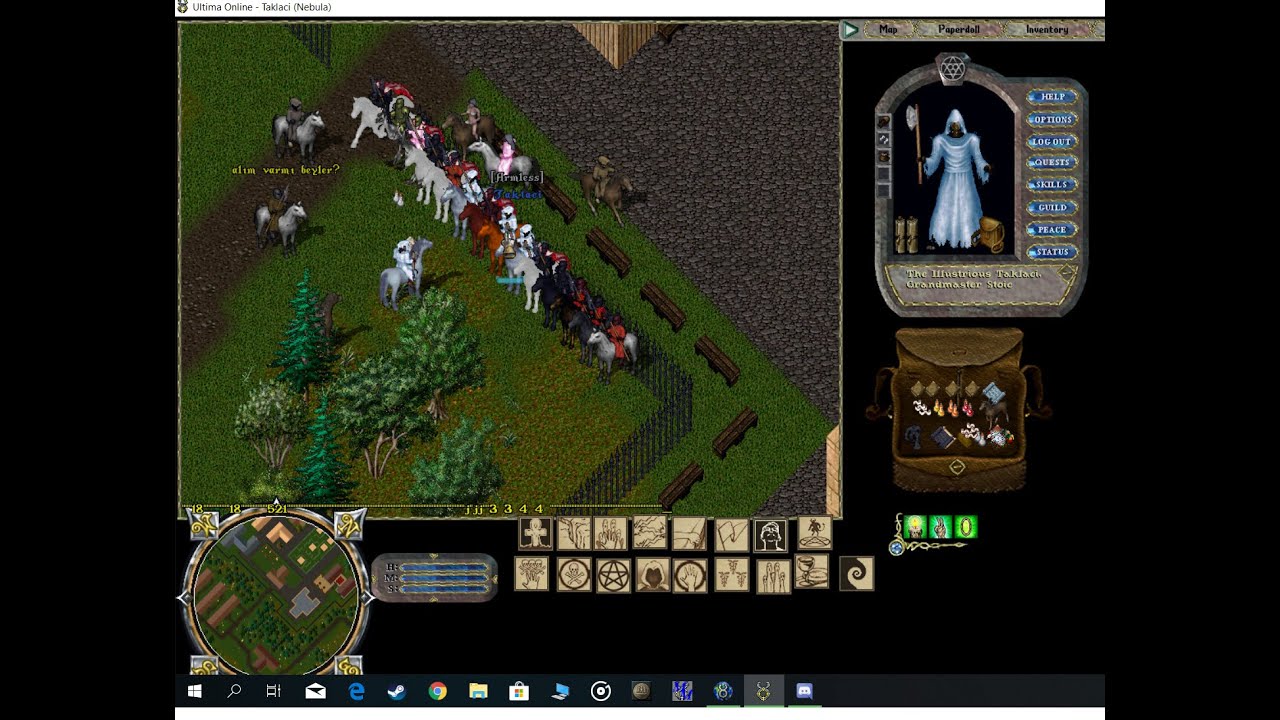 Ultima Online Nebula UO  ARMLESS  /   Agit