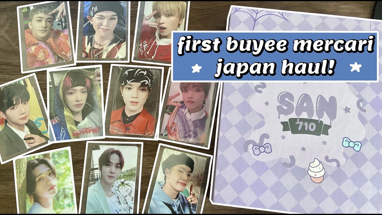 first ever buyee mercari japan haul! // mostly ateez and nct :)
