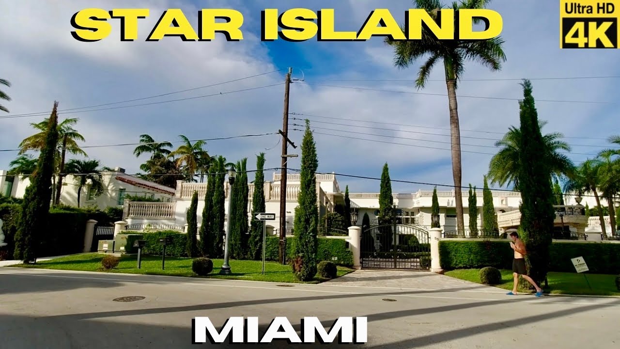 Driving Through Miami's Millionaire Islands 4K | Star & Palm Island