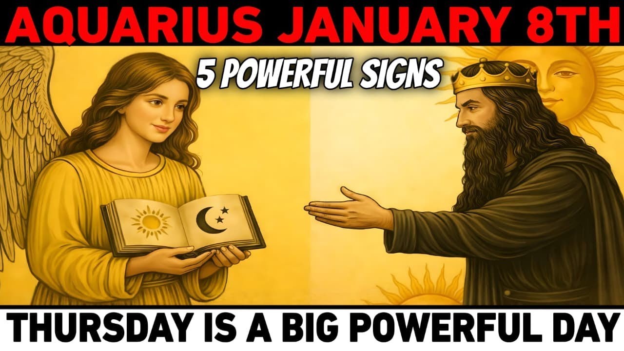AQUARIUS ♒ January 8, 2026 &mdash; The Universe Reveals 5 Powerful Signs Set to Transform Your Destiny!⚡
