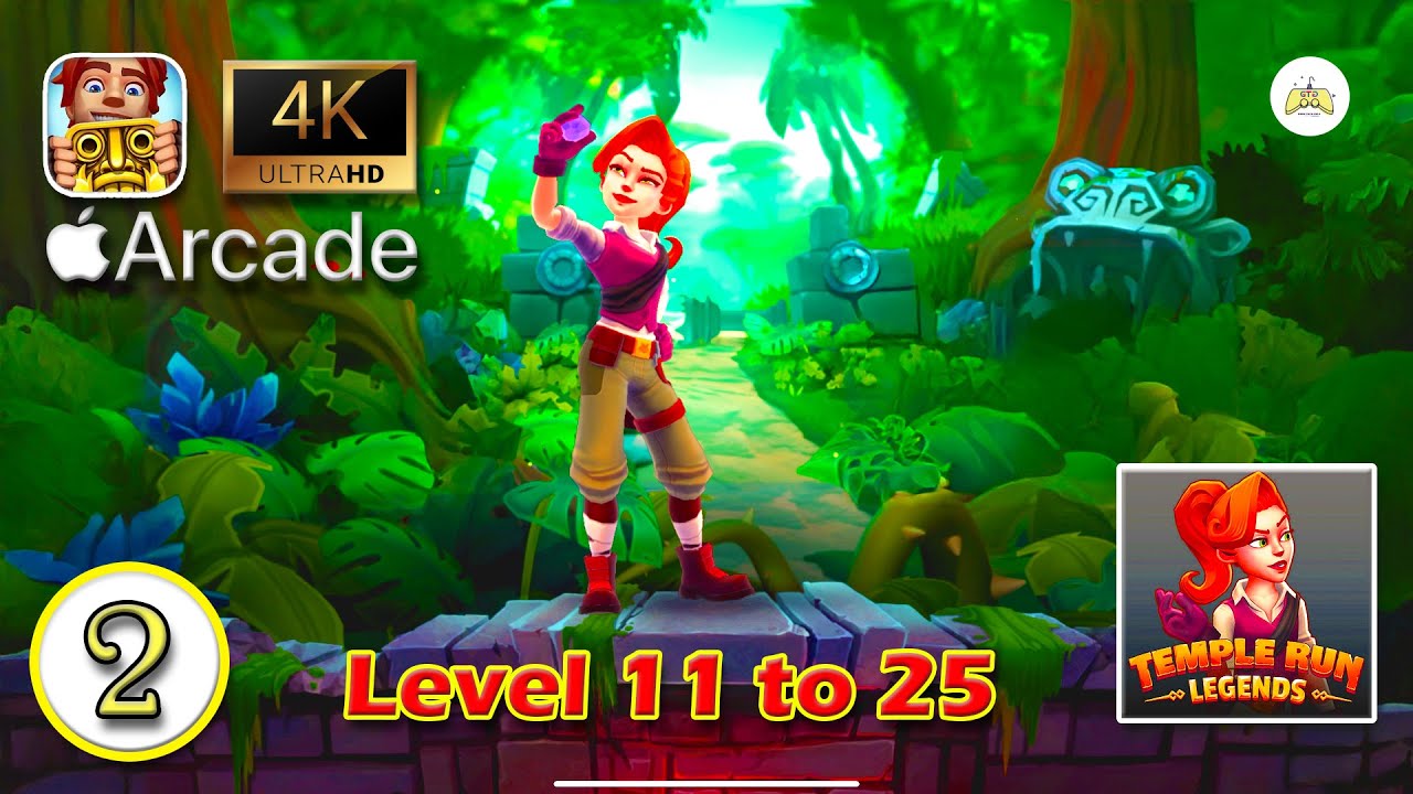 TEMPLE RUN LEGENDS | Mobile Gameplay | Part 2 | iOS Apple Arcade | Level 11 to 25