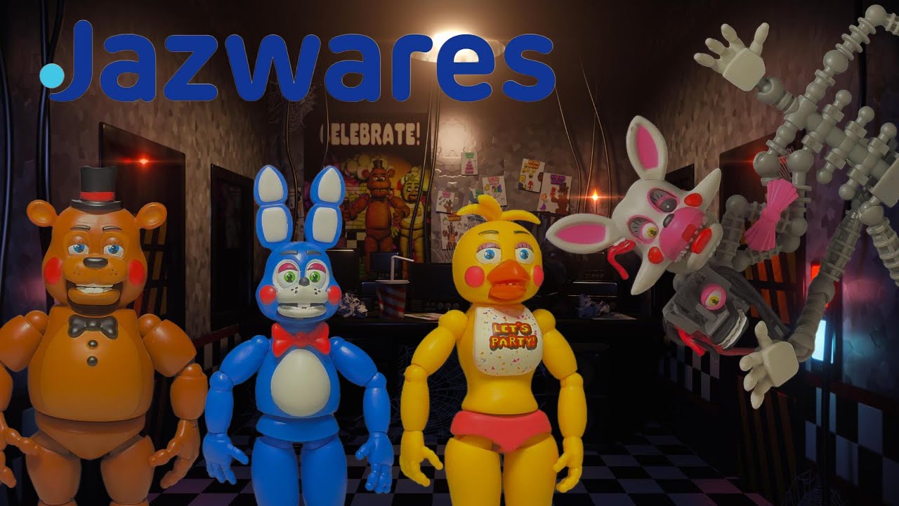 Jazwares FNAF 2 figures review! #fnaf #fivenightsatfreddys #collection #jazwares #fnaf2 #afton