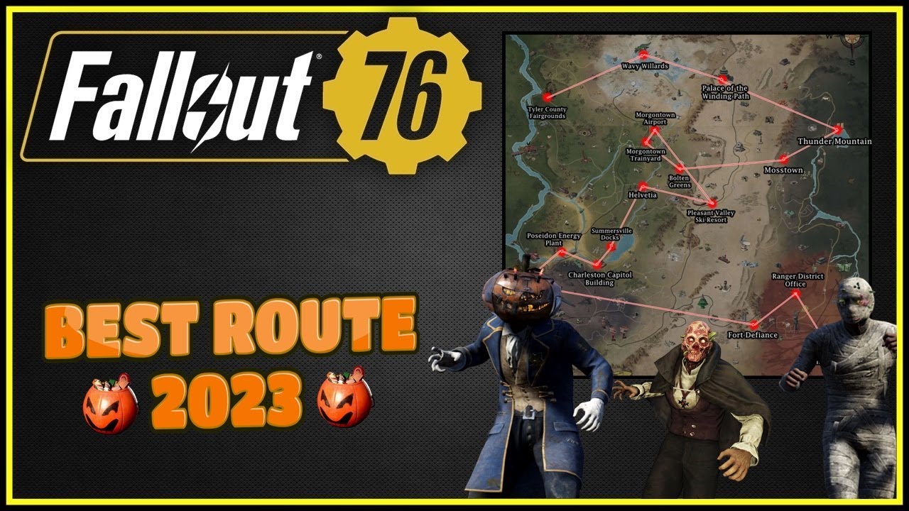 Best Spooky Scorched Route 2023 - Fallout 76