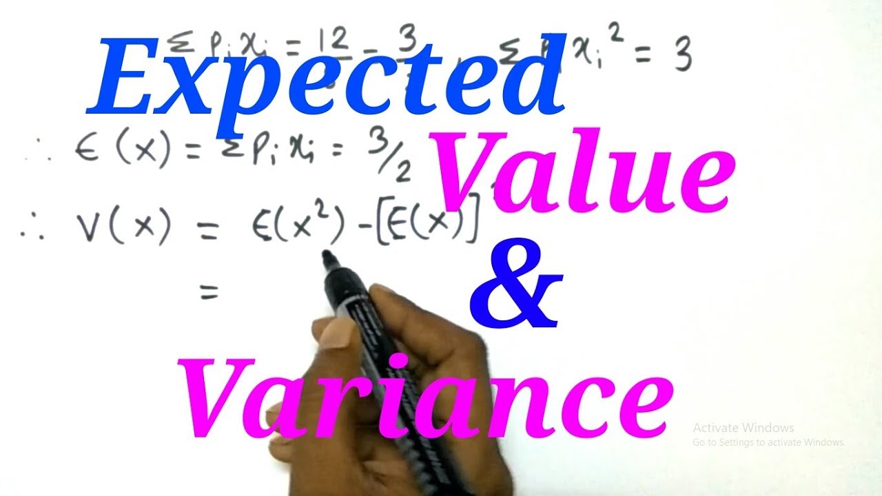 Probability | Expected Value, Variance & Standard Deviation | 03-04 Marks | HSC(12th) Sci, Com & Art