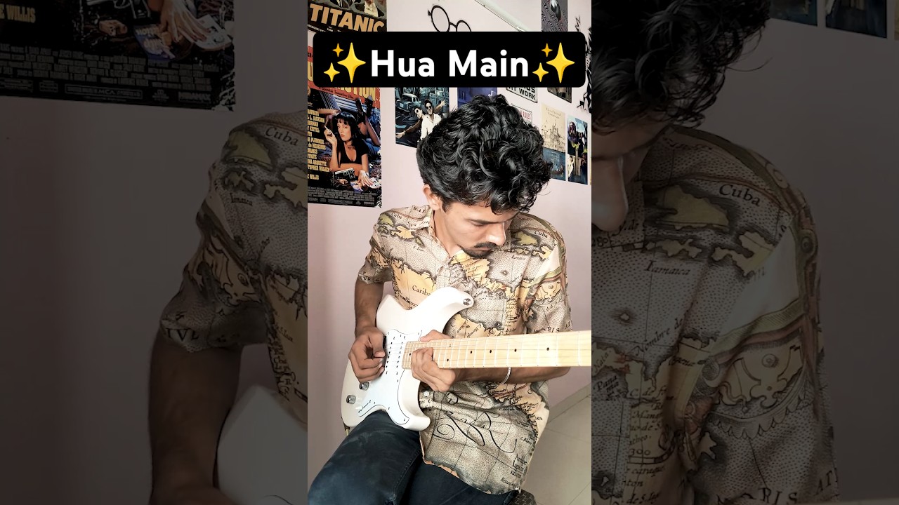 Hua Main - Animal - Electric Guitar Cover #animal #huamain #ranbirkapoor #electricguitar #tripti