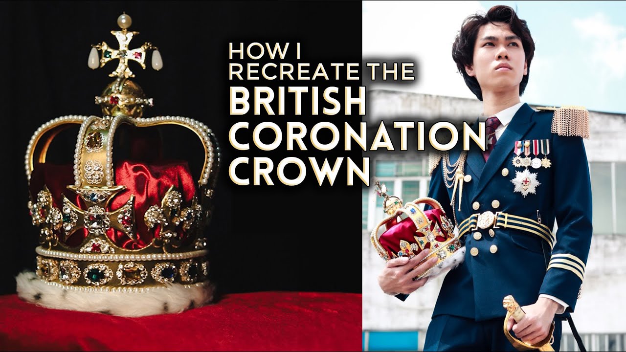 How I recreated the Coronation Crown - St. Edward's Crown | Regalia ep. 5/6 | Crown Obsession #12