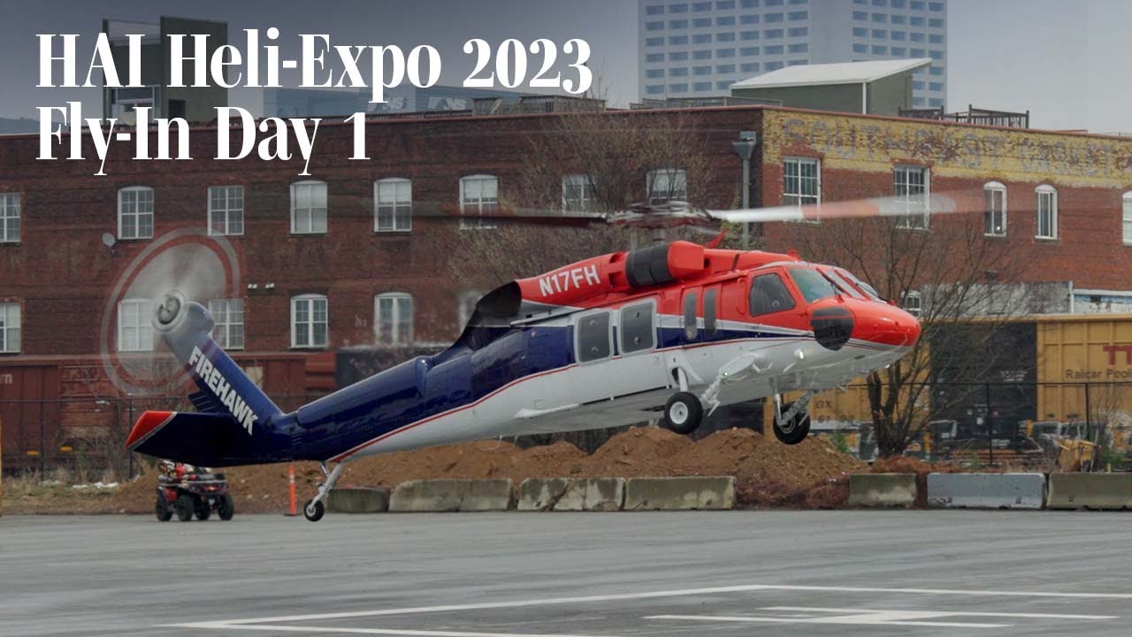 Helicopters Landing in Atlanta for Heli-Expo 2023, Day 1 &ndash; AIN