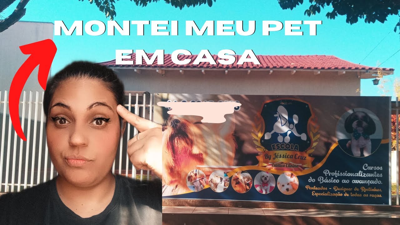 Banho e tosa em casa dá certo? Montei o meu em casa e olha como estou...