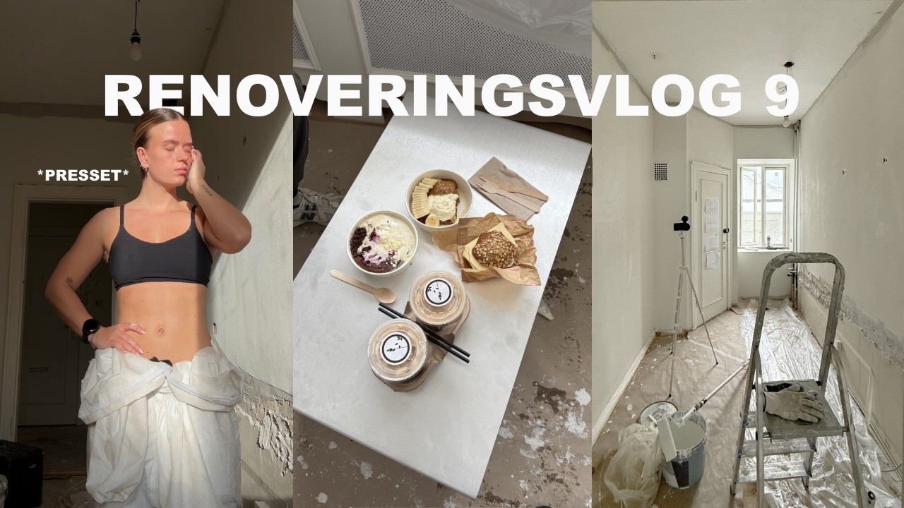 RENOVERINGSVLOG 9: VI ER MEGET PRESSET, SKÆNDERI M.M