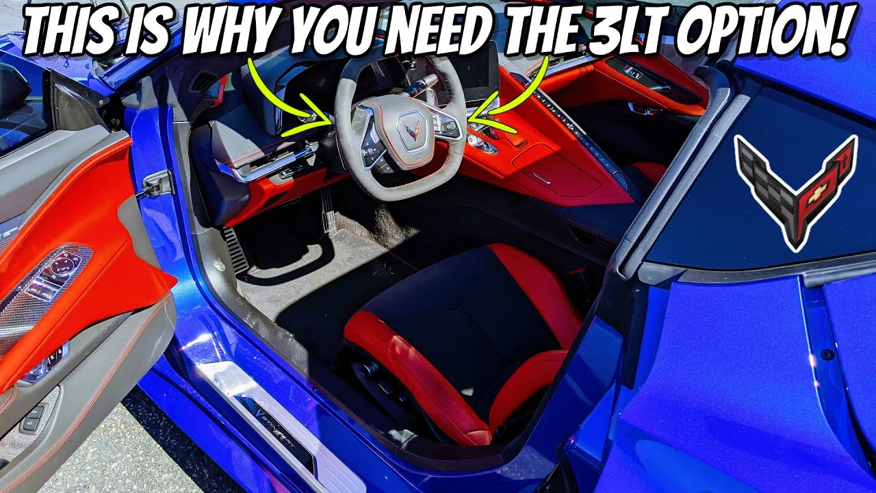 Is the C8 Corvette 3LT interior WORTH the upgrade over the 2LT?! 🤔