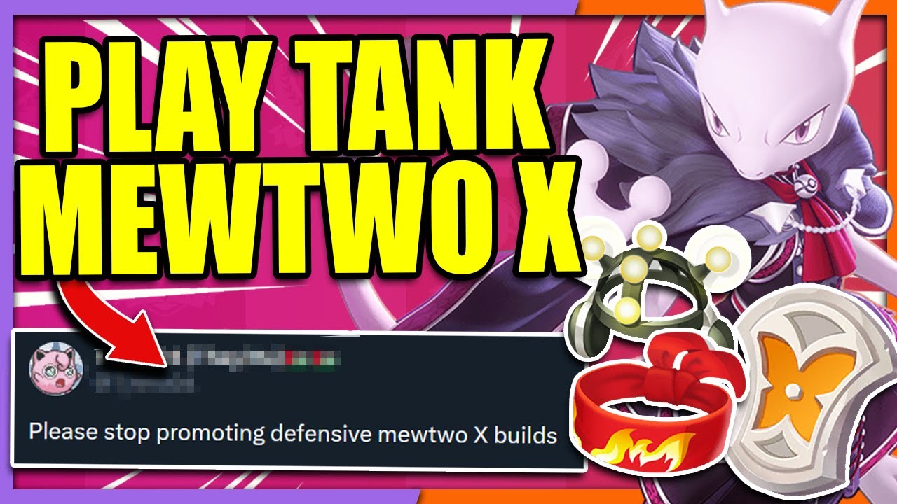 People are still doubting the MEWTWO X DEFENDER BUILD | Pokemon Unite