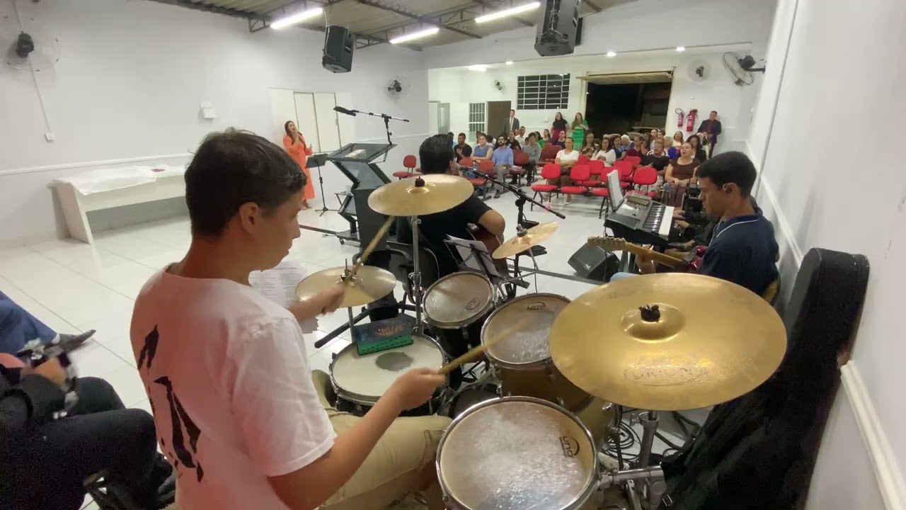 O Culto Abençoado🔥🔥🔥- Wallace Drummer | Plano perfeito