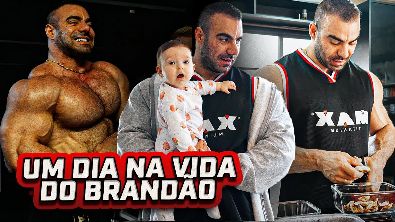 UM DIA NA VIDA DO BRANDÃO | TREINO, DIETA E FAMÍLIA