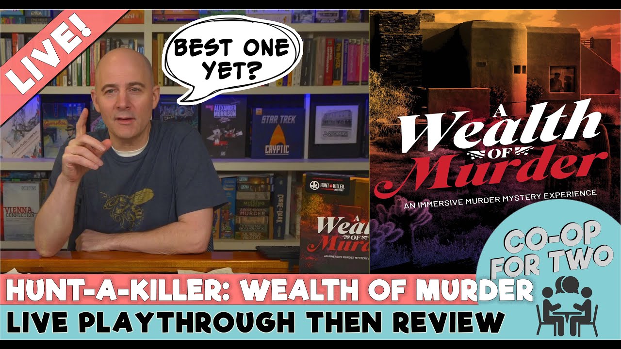 Hunt-a-Killer: A Wealth of Murder - Live Play then Review