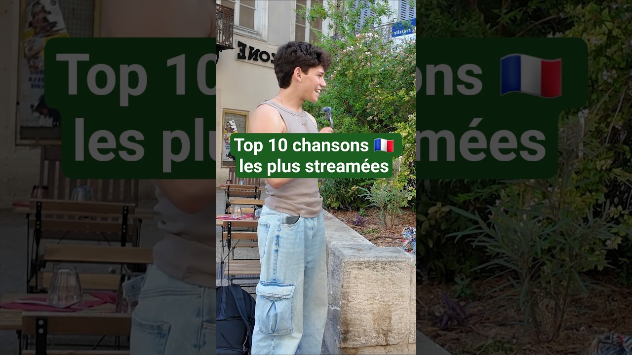 Les 10 chansons francophones les plus stream&eacute;es de l'histoire sur Spotify chanson #musique