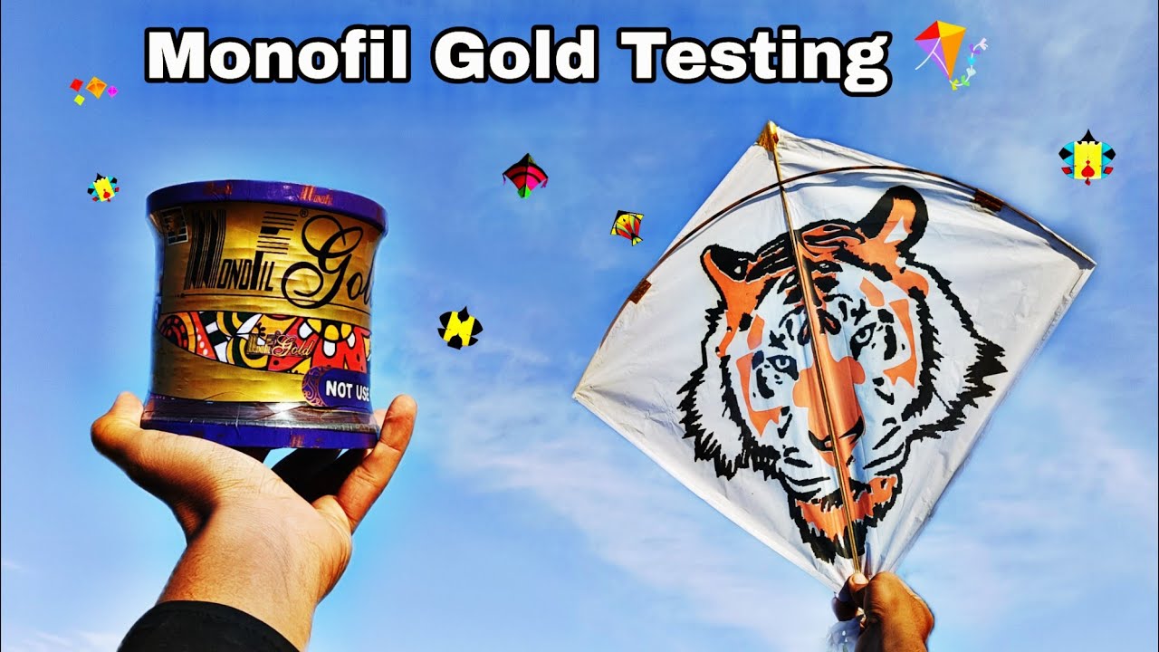 Monofil Gold Testing 2026 / 2026 best manjha kite flying/ mono kite fighter vs monofil gold